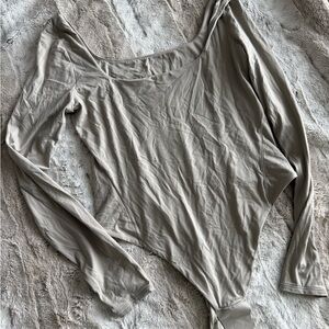 Lululemon Wundermost Ultra-Soft Nulu Square-Neck Long-Sleeve Bodysuit